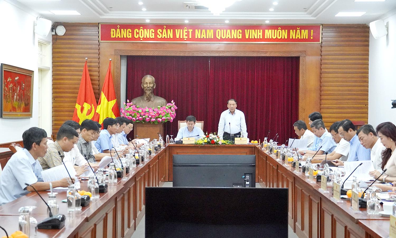 Bộ Văn hóa, Thể thao và Du lịch làm việc với tỉnh Quảng Trị